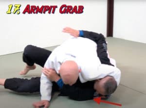 Side control variation 17 - Armpit Grab