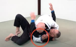 Underhook with your bottom arm from side control