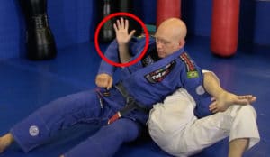 Rolling Omoplata Counter 5 - Plant Your Foot and Trap His Arm with Your Forearm