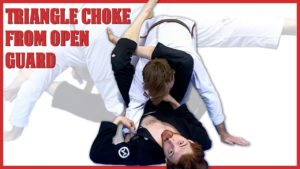 open guard triangle choke