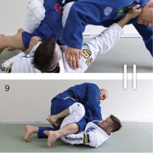 Butterfly guard to technical standup from x guard and 9