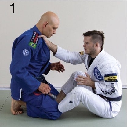 Butterfly Guard Reversal, Step 1