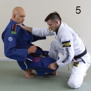 Butterfly Guard Reversal, Step 5