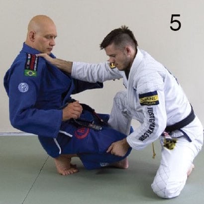 Butterfly Guard Reversal, Step 5