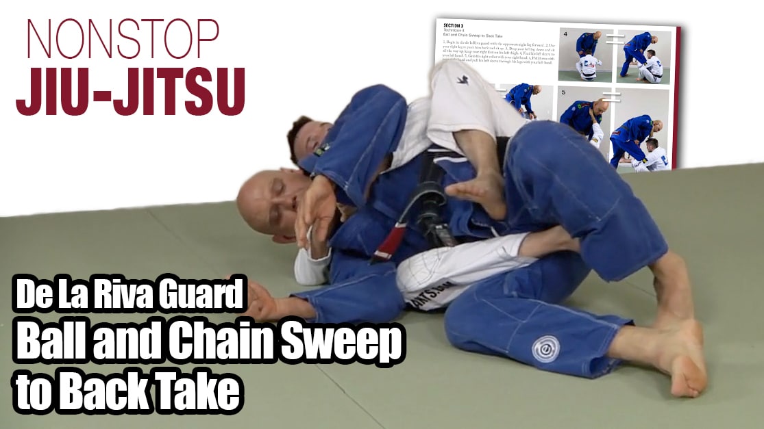 How to take the back from the de la Riva guard position
