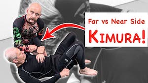 Near vs far side grip in the Kimura