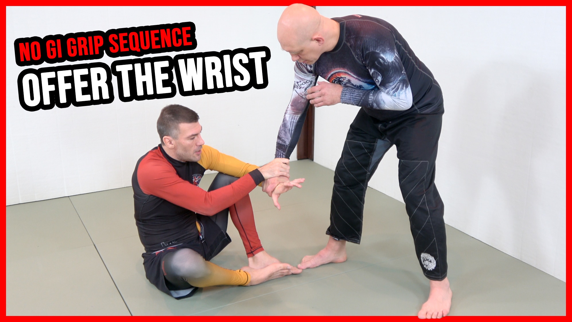 The "offer the wrist" no gi gripping stratgegy