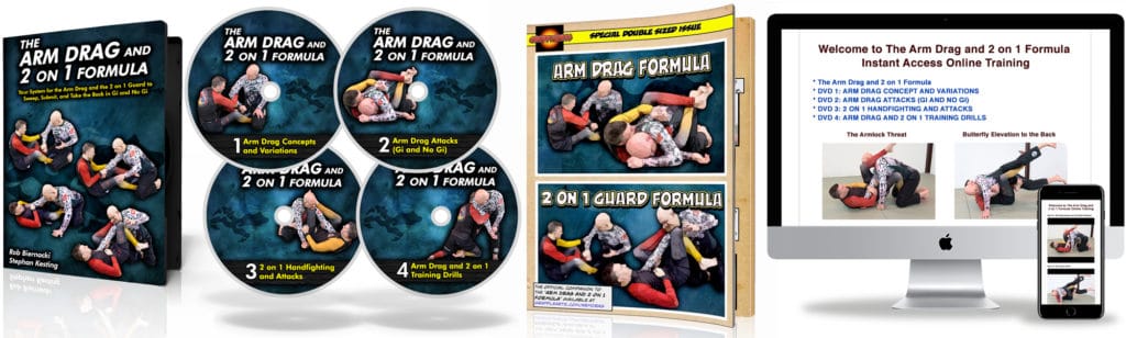 The Arm Drag and 2 on 1 Formula in DVD, Book, and Online Streaming Format