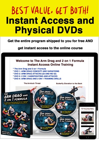 The Arm Drag and 2 on 1 Formula in DVD and Online Access Formats
