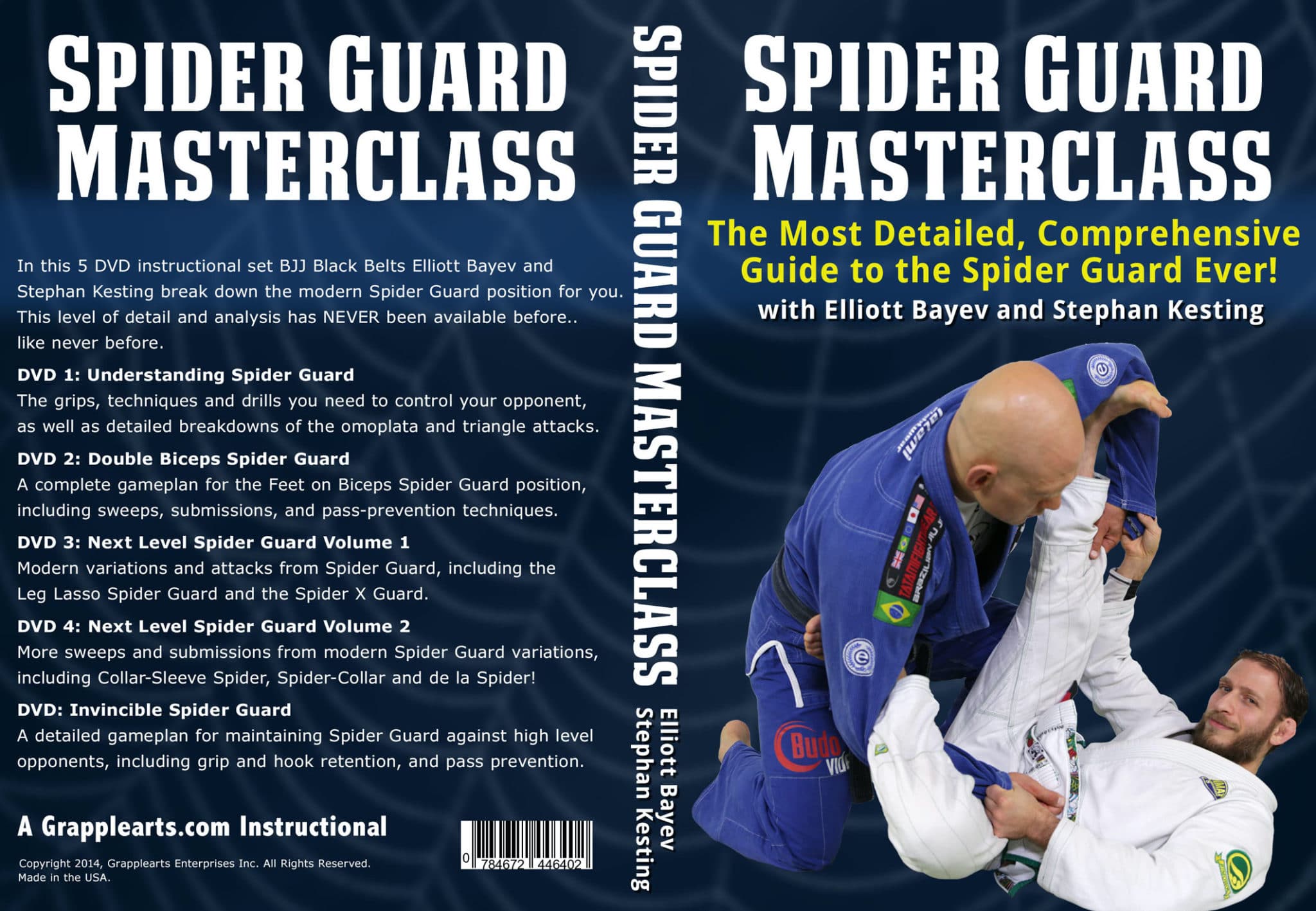 Video Jiu Jitsu - Learn to take the back from the spider guard