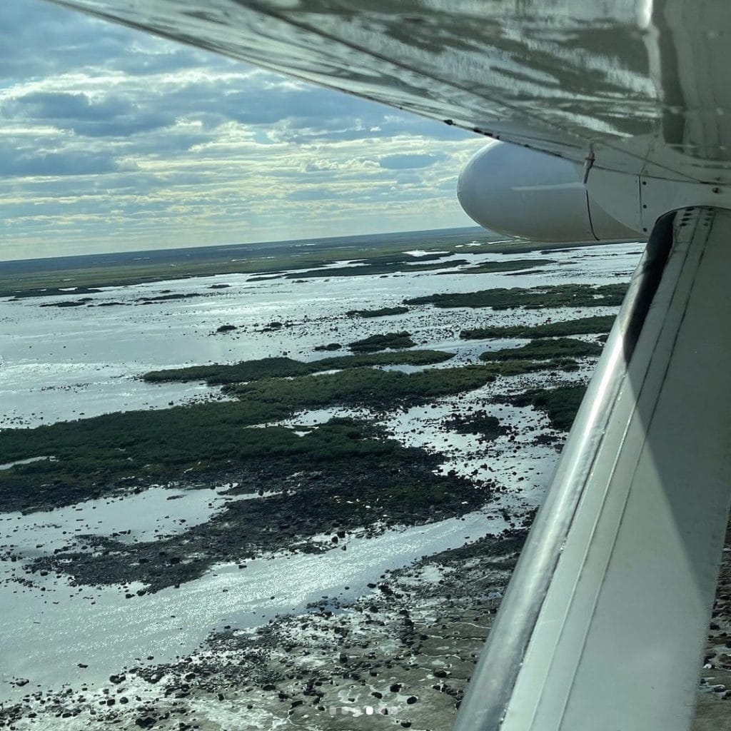 Seal River Delta by Air