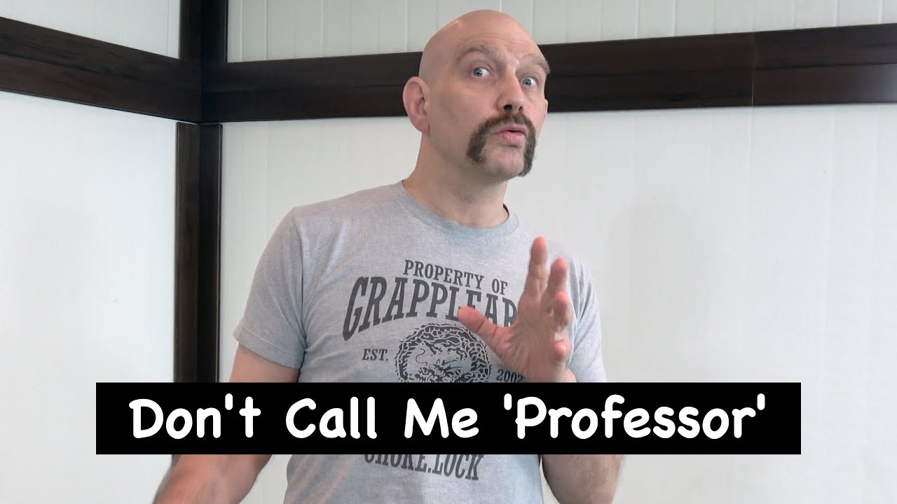 Call me Stephan, not Professor