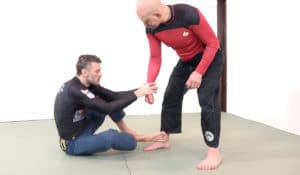 Establishing control from the open guard is covered extensively in BJJ for Old F***s