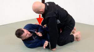 Hide the top elbow to deny the underhook