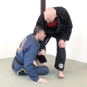 Sample gripfighting sequence 5, use the double wrist grip to move into an even more dominant control position