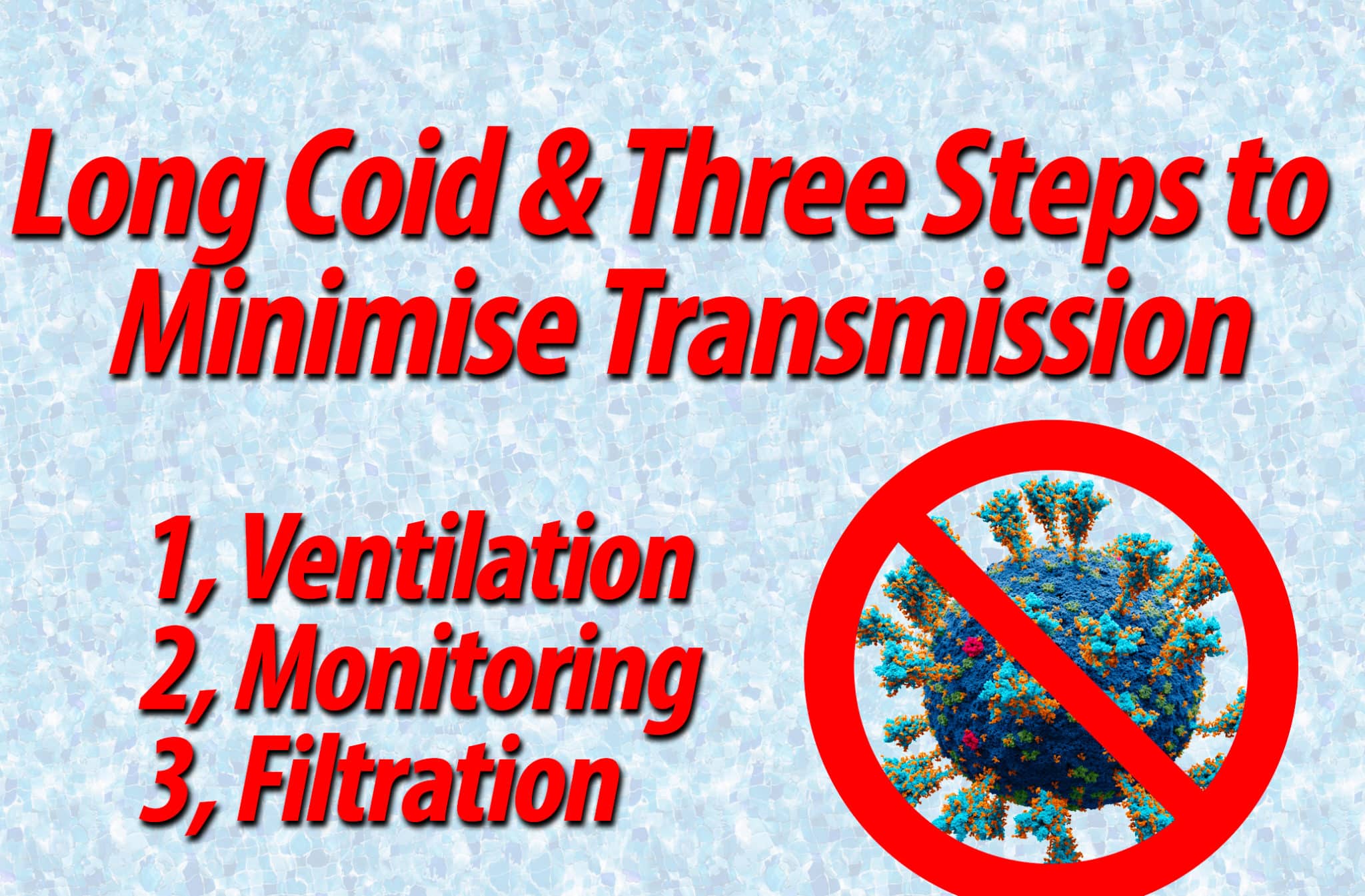 Long Covid and 3 Steps to Minimise Transmission