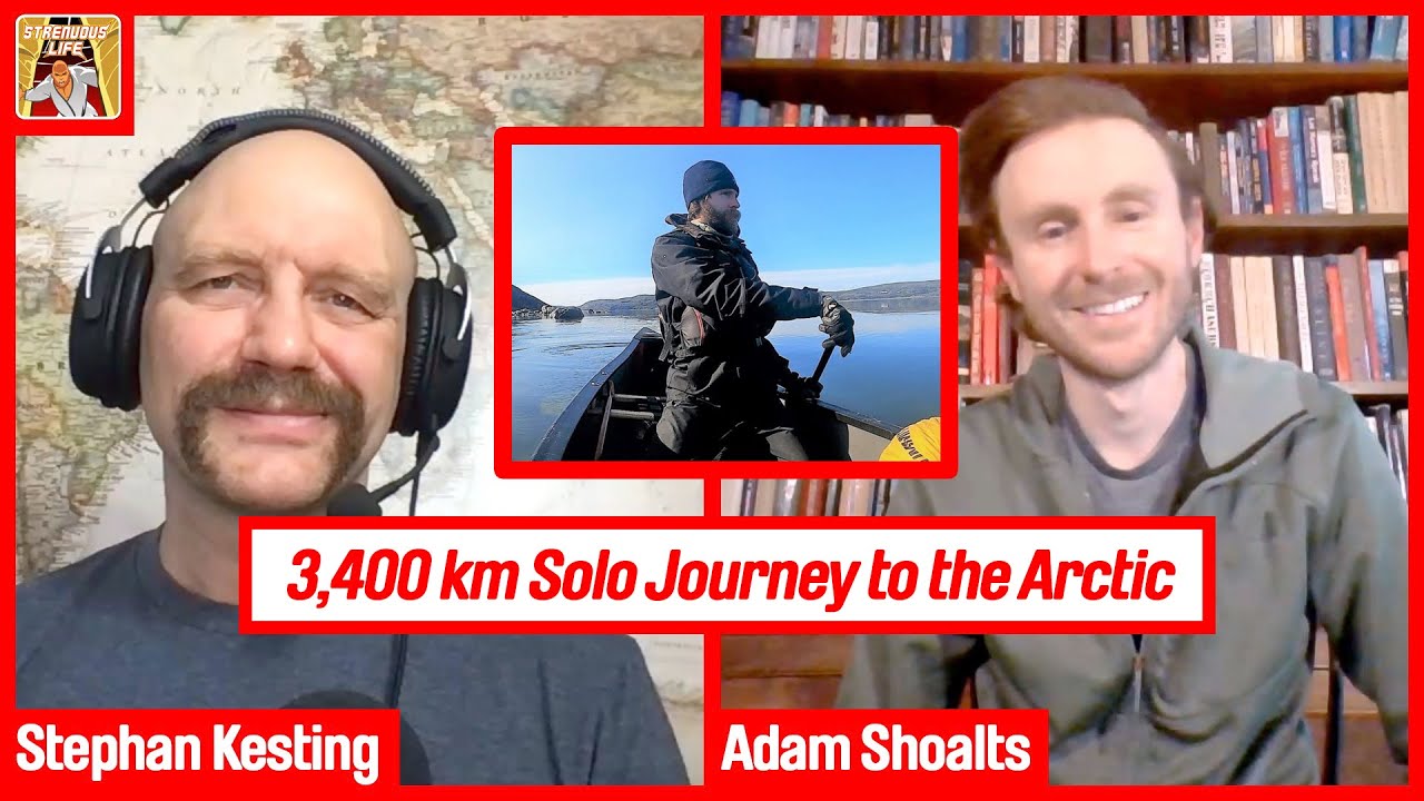Adam Shoalts 3400 km solo trip to the arctic - intervivew