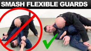how to pass the guard of flexible players in BJJ