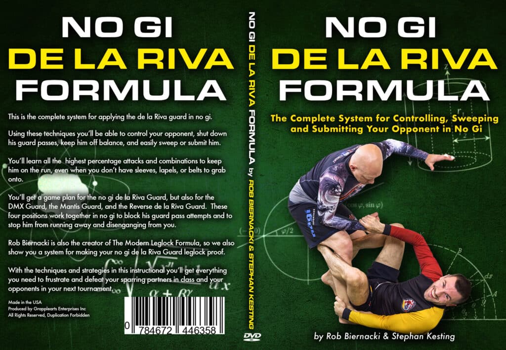 No Gi De La Riva Formula, available in online, DVD, and app formats