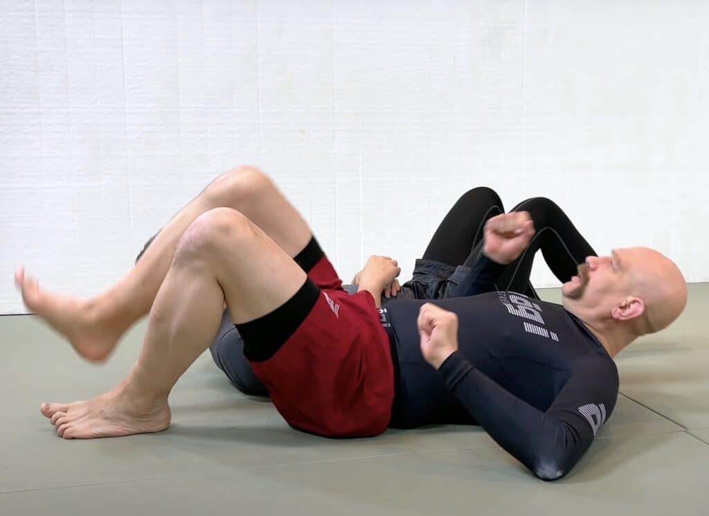 Leg Wrestling Starting Position