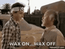 Wax on, Wax Off in the Karate Kid