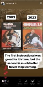 Grapplearts omoplata instructionals 20 years apart