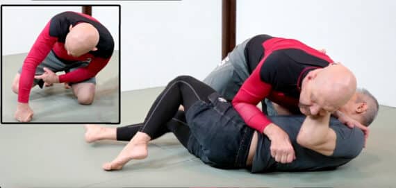 Kneebar from side control 3