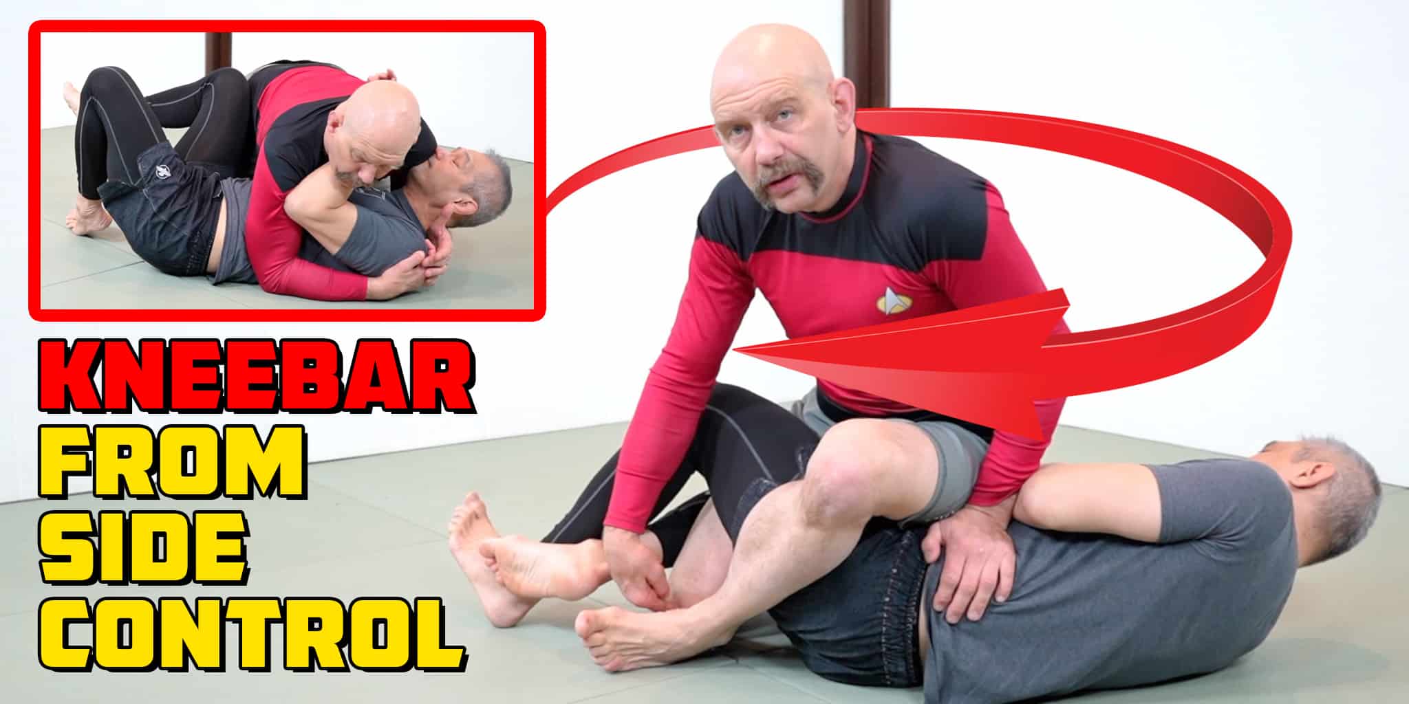 Kneebar from Side Control