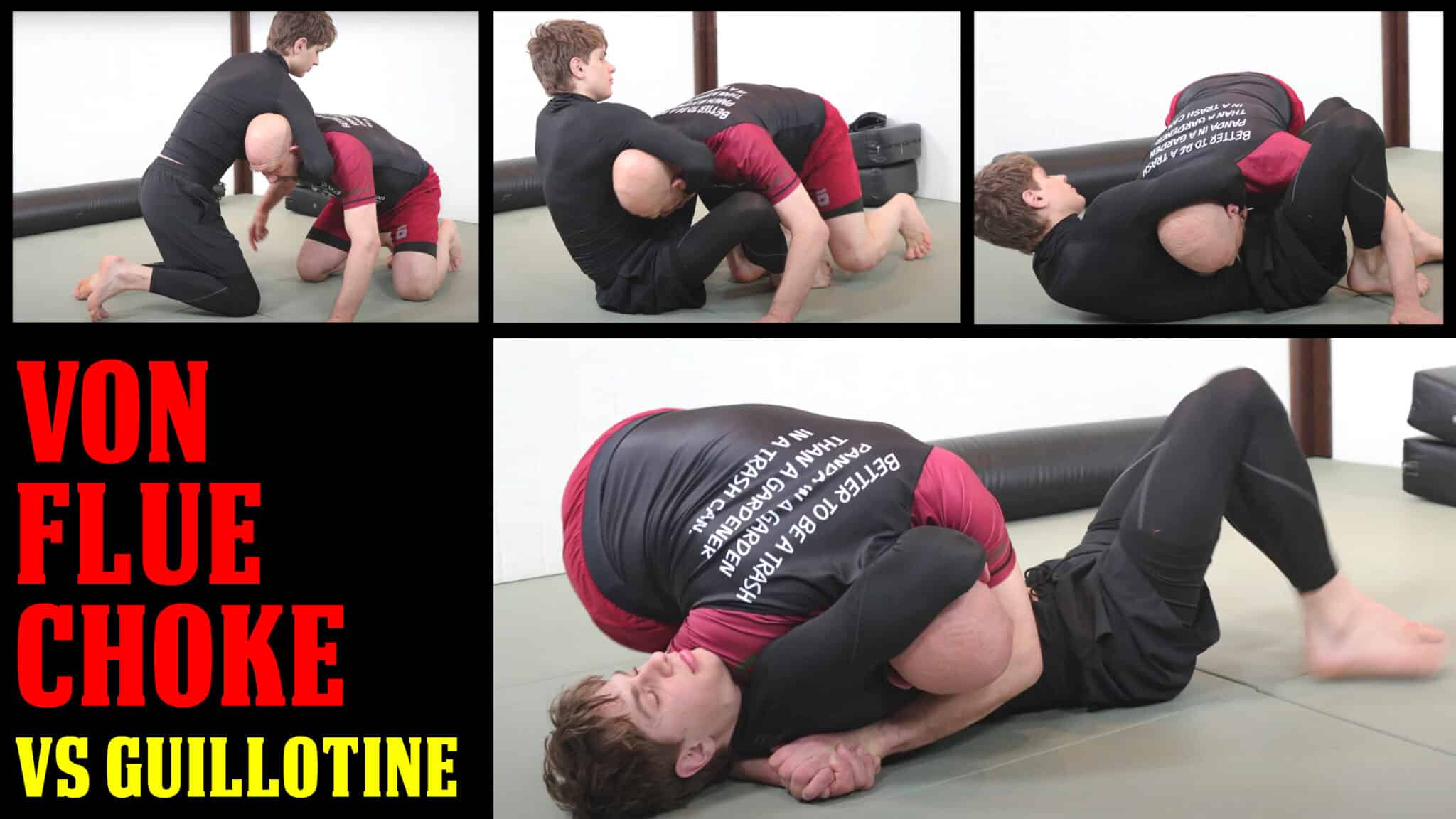 The Von Flue Choke as a Guillotine Choke Escape and Counter