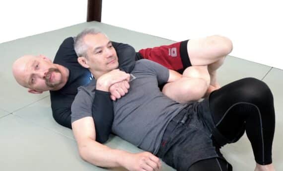 Bottom Leg Triangle Control for the Crucifix