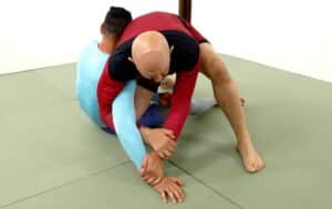 Kimura-based guard passing